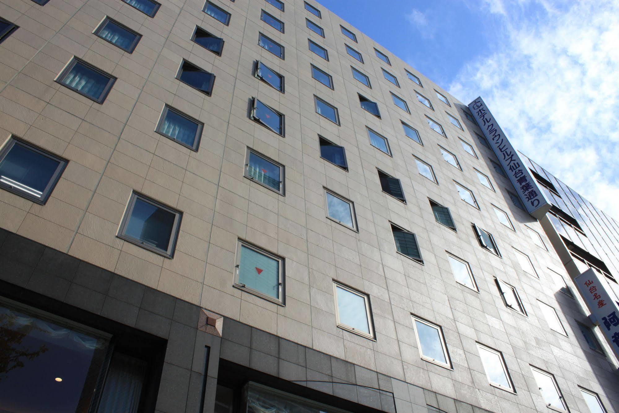 Hotel Crown Hills Sendai Aobadori Exterior photo